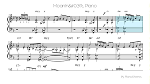 Moanin Piano Solo Youtube