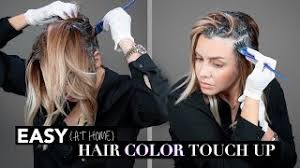 Also, you've probably heard your stylist say to have your touchups done every six to eight weeks. Hairdresser How To Color Your Roots At Home Quarantine Edition Youtube