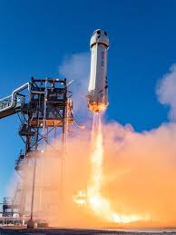 Jeff bezos and three others are launched to the edge of space on tuesday. If Jeff Bezos Rocket Fails An Emergency Escape Should Save Him