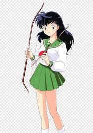 Maybe you would like to learn more about one of these? Kagome Higurashi Inuyasha Anime Kikyo Inuyasha Black Hair Manga Png Pngegg