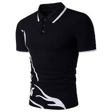 Camisa Polo De Estilo Elegante Desenho Monocromatico Em Preto E Br Camisetasimportadas Aproveite o frete grátis pelo mercado livre brasil! camisa polo de estilo elegante desenho monocromatico em preto e branco