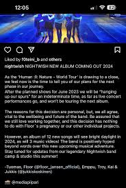 Band update : rnightwish