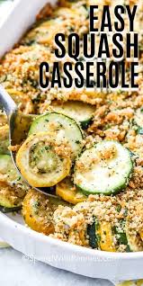 This Easy Yellow Squash Casserole Is The Perfect Way To Use The Abundance Of Summ Baked Squash And Zucchini Recipes Yellow Squash Recipes Summer Squash Recipes