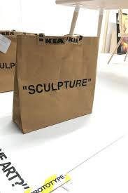 Virgil Abloh X Ikea Markerad Release Date Prices Large Bags Ikea White Tote Bag