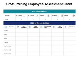 Cross Training Employee Assessment Chart Data Ppt Powerpoint