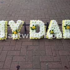 Check spelling or type a new query. My Dad Floral Letter Wreath With Single Flower Funeral Flowers