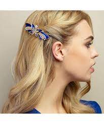 Vintage Barrette Butterfly Rhinestone Diamante Blue Ca12ipfi8cp Vintage Hair Clips Wedding Hair Clips Vintage Hairstyles