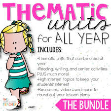 Thematic Units Bundle For 2nd And 3rd Grade Thematic Units Vocabulary Building The Unit