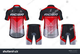 Cycling Jerseys Mockup T Shirt Sport Design Template Uniform For Bicycle Apparel Sepeda Desain