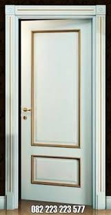 View Pintu Minimalis Kaca Tengah Background Konstruksi Sipil