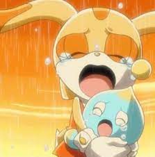 Cream the rabbit (c) sega/sonicteam. Crying Cream And Cheese By Sonamylovingness On Deviantart