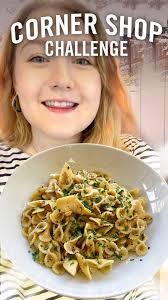 Corner Shop Challenge: Cheesy Artichoke Pasta