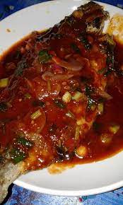 Ikan bawal panggang pedas manis. Resipi Ikan Masak Sambal Asap Dapur