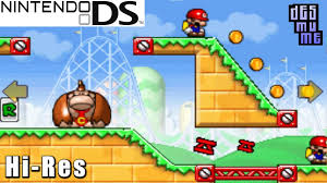 New super mario bros gameplay en nintendo ds lite. Mario Vs Donkey Kong Mini Land Mayhem Nintendo Ds Gameplay High Resolution Desmume Nintendo Ds Donkey Kong Nintendo