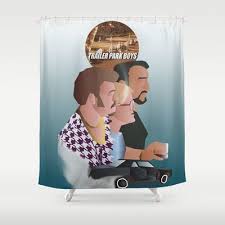 The Trailer Park Boys Come Into Your Bathroom With Tis Great Shower Curtain Trailer Park Boys Trailer Park Shower
