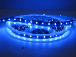Blue Waterproof Led Flexible Ribbon Strips Led Ribbon Tape 12 Volt Dc Electric Blue 5 Meter 16 4 Ft Super Bright And Flexible Endless Uses Runs Off Car Truck Marine
