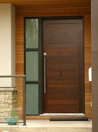 Wood Door Metal Frame Contemporary Front Doors Contemporary Exterior Doors Home Door Design
