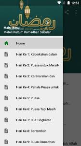 Banyak materi seputar ramadhan yang disampaikan di dalam kultum, materi lain diluar ramadhan juga sering diangkat untuk menjadi bahan kultum. Materi Kultum Ramadhan 2019 Terbaru For Android Apk Download