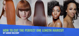 How To Cut The Perfect One Length Haircut Mhd