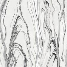 Waterproof marble wallpaper provides a brand new look and high protection for any furniture! Cl2572 Black White Liquid Marble Wallpaper