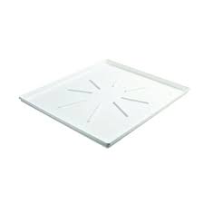 Camco 29 In X 33 In Low Profile Washing Machine Drain Pan With Pvc Fitting 20786 The Home Depot Pvc Fittings Washing Machine Pan Washing Machine