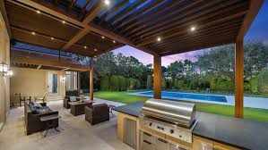 Check spelling or type a new query. Covered Outdoor Kitchen Pergola Louvered Roof Azenco