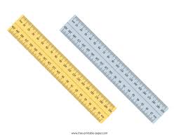 An english ruler provides incremental measurements in inches, with each inch further divided into smaller fractions. Mm Ruler Free Printable Paper
