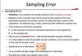 Sampling errors often occur, and thus, researchers always calculate a margin of error during final results as a statistical practice. Page 6 7 Sellect All Right Answers About Sampling Chegg Com