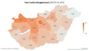 A megyének tizenegy városa van. Terkepen Mutatjuk A Magyar Valosagot Orult Kulonbsegek Vannak A Fizetesek Kozott Portfolio Hu
