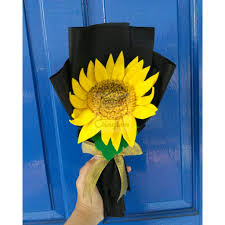 Gambar kelopak pada kain felt putih atau kuning. Jual Buket Bunga Matahari Sun Flower Flanel Felt Single Mini Diskon Shopee Indonesia