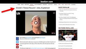 Rogers battle set up mr. Boston Com Wants To Explain Rob Gronkowski S Deez Nuts Joke To You Uproxx