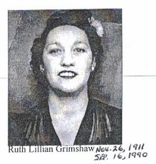 Ruth Lillian Grimshaw Roberts (1911-1990)