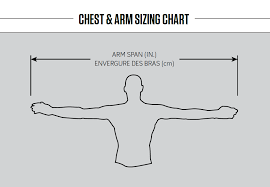 goalie chest arm size chart warrior