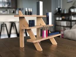 The Plain 3 Tiered Stand Wood Tiered Shelf Cupcake Stand Etsy Wood Display Stand Wood Display Shelves