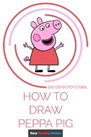 How To Draw Peppa Pig Really Easy Drawing Tutorial Easy Drawings Drawing Tutorial Easy Peppa Pig Drawing