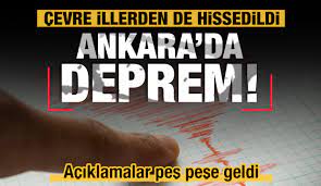 Aktarılan son dakika bilgisine göre, merkez üssü ankara'da deprem meydana geldi. Son Dakika Ankara Da Deprem Guncel Haberleri