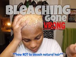 Tutorial Bleaching Gone Wrong On Natural Hair Natural Hair Styles Natural Hair Bleaching Black Natural Hair Videos