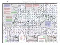 Pilot Charts For The Great Oceans Of The World Chart And