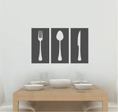Kitchen kiss the cook quote wall stickers art dining room removable decals diy. Kitchen Wall Decal Dining Room Wall Decal Fork Spoon Knife Wall Stickers Custom Decal W Kitchen Wall Decals Wall Decals Living Room Dining Room Decal