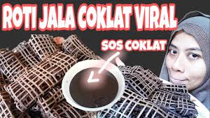Jom, let's check it out! Roti Jala Coklat Viral Mudah Dengan Sos Coklat Easy Chocolate Net Pancake With Chocolate Sauce Youtube