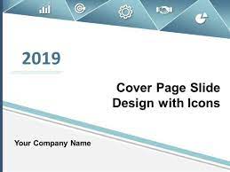 Enthält word, excel und powerpoint. Cover Page Slide Design With Icons Ppt Powerpoint Presentation Ideas Layout Ideas Powerpoint Templates