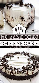 No Bake Oreo Cheesecake In 2021 Easy Cheesecake Recipes Easy Cake Recipes No Bake Oreo Cheesecake