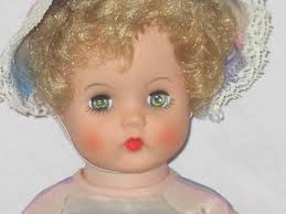 Vintage K-11 EARLY Little Miss Kay Doll Sleepy Eyes Extra Clothes 12"  Kelloggs