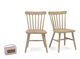 Slender double x back kitchen chairs present fashionable and cozy seating, with the wood seat which lets you enjoy a nice and trendy dining experience. Bumtastic Kitchen Dining Chairs Loaf