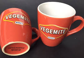 Kraft Vegemite Collectable Coffee Cup Mug X 2 Aussie Icon Brand Australia Mugs Coffee Cups Coffee Mugs