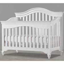 Posh Tots Furniture Detail Image Convertible Crib Cribs White Crib