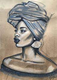 See the african queen stock video clips. African Queen N7 Painting By Leysan Khasan Saatchi Art