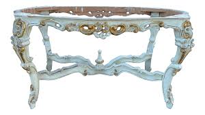 Antique french pine side table size (l x w x h): Antique French Coffee Table Base Chairish