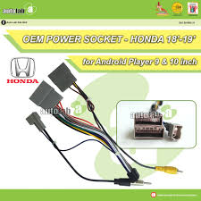 Maybe you would like to learn more about one of these? Car Stereo Power Harness Socket Honda City Jazz 2018 2019 For Android Player 9 10 Shopee Malaysia