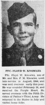 PFC Floyd Wayne Knowles (1926-1999)